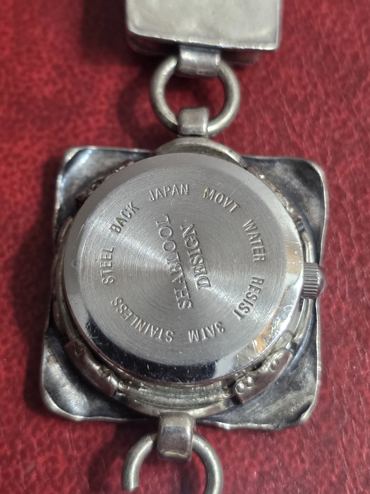SHABLOOL Israel Handmade SILVER 925 Ladies Analog Watch Quartz . Vintage.