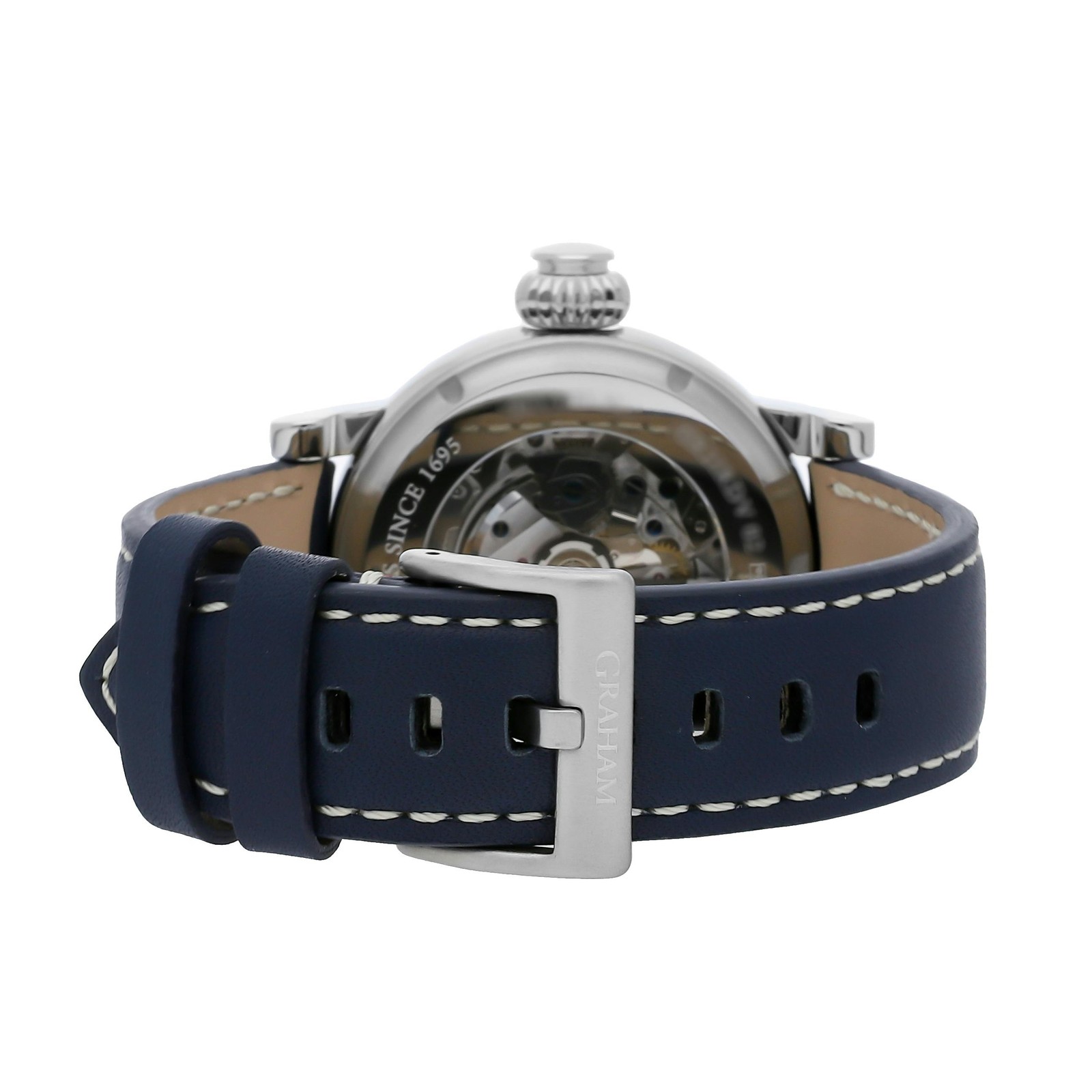 Graham Fortress Left Hand Limited Edition Steel Auto 47mm Blue 2FOAS.U01A.L129B