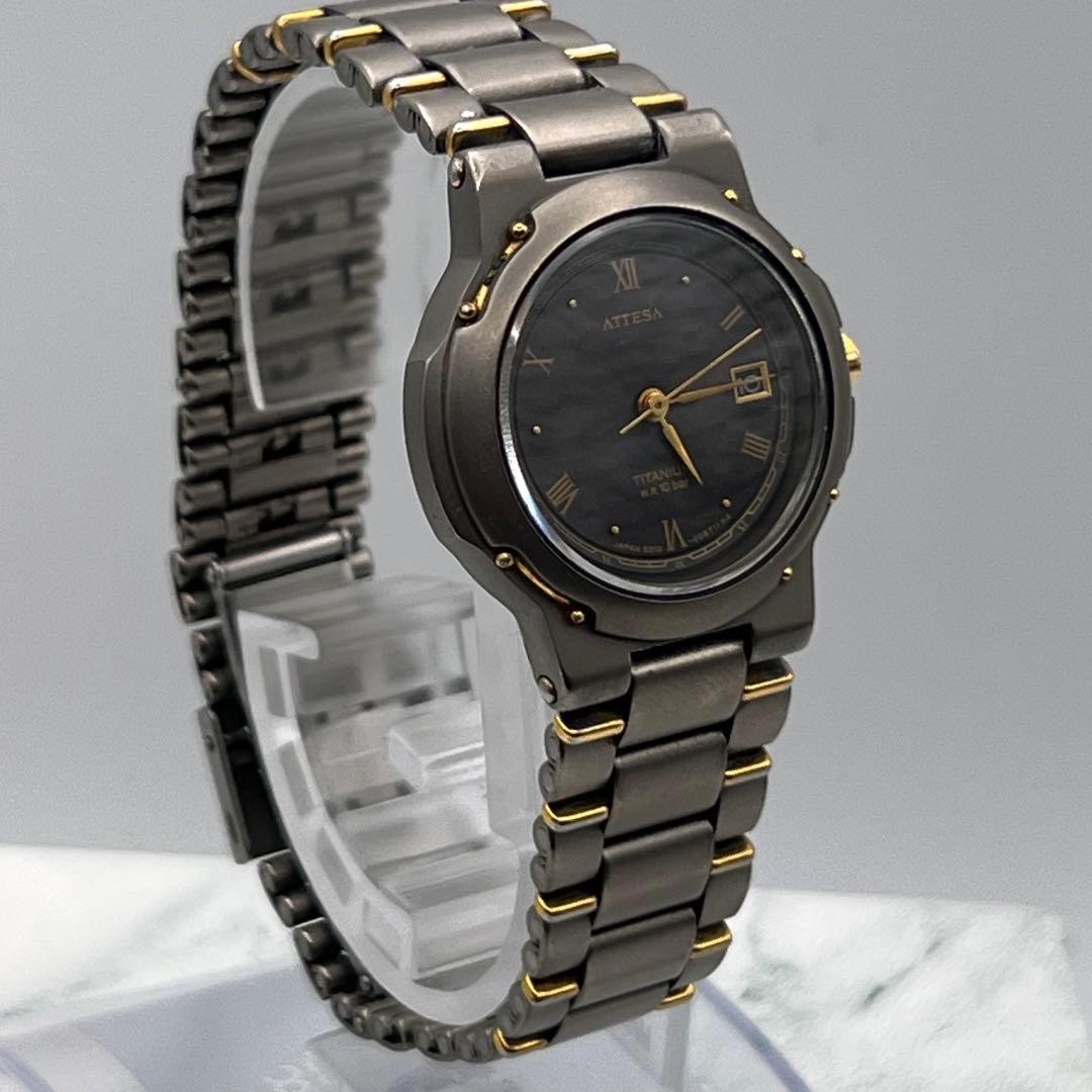 Citizen Attesa Quartz Womens Titanium Dress Watch A49 wrist 16.0cm/6.3in