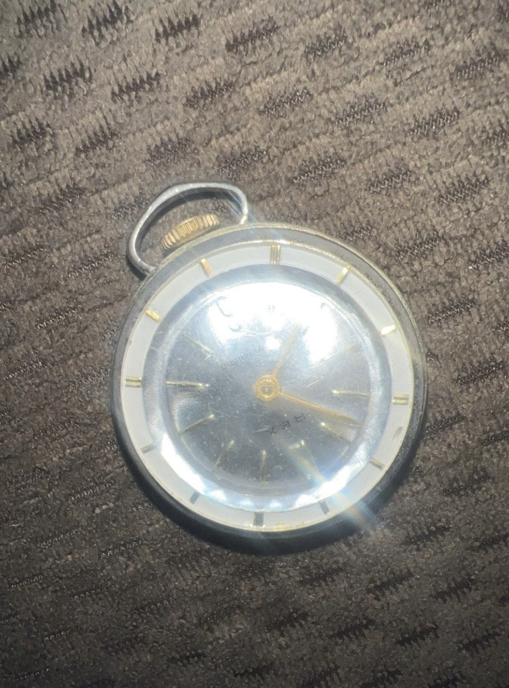 Watch Lot Tag Heuer Fossil Invicta Rex Pocket Watch Need Batteries Works As-Is