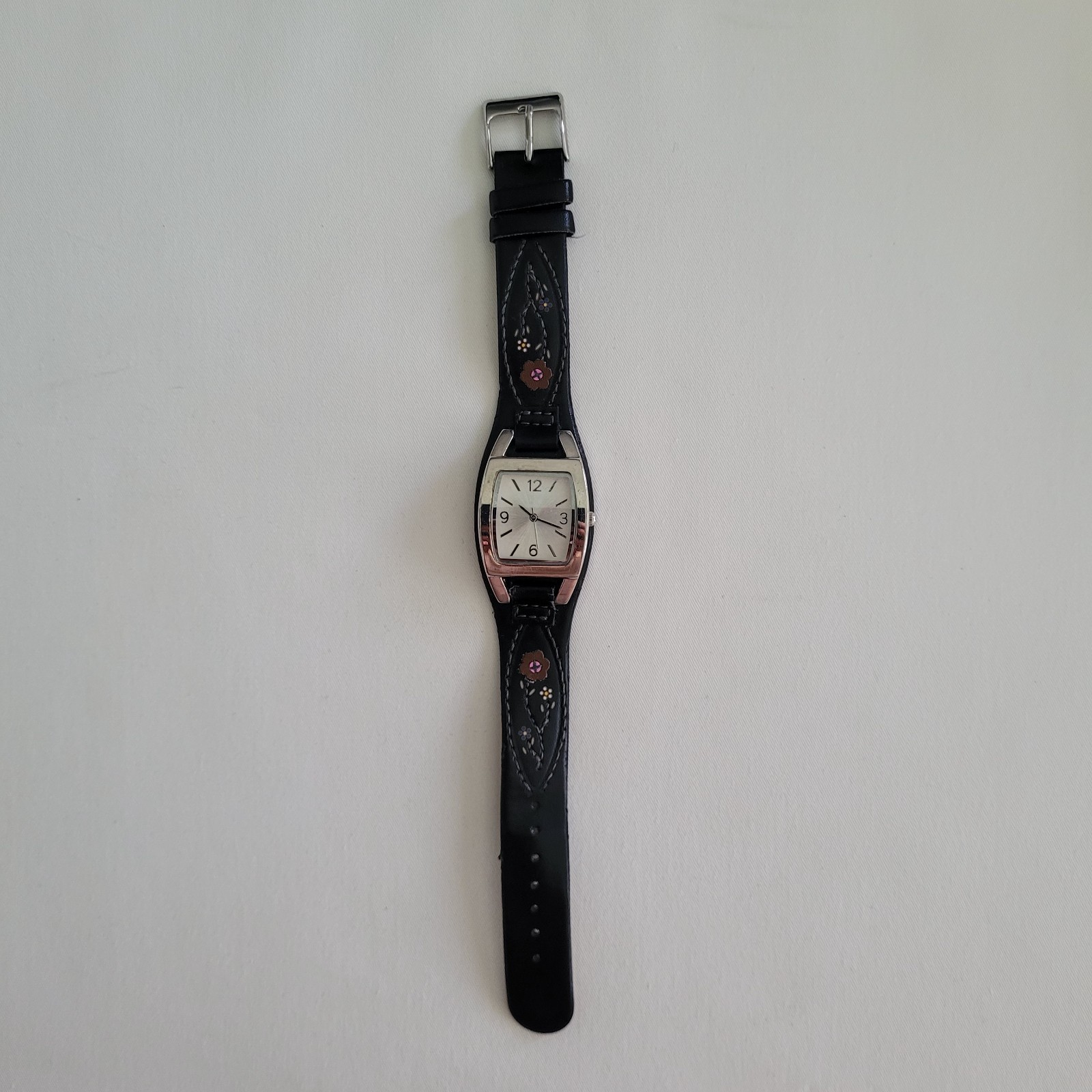 Xhilaration Womens Floral Cuff Watch FMDX111 Y2K New Battery