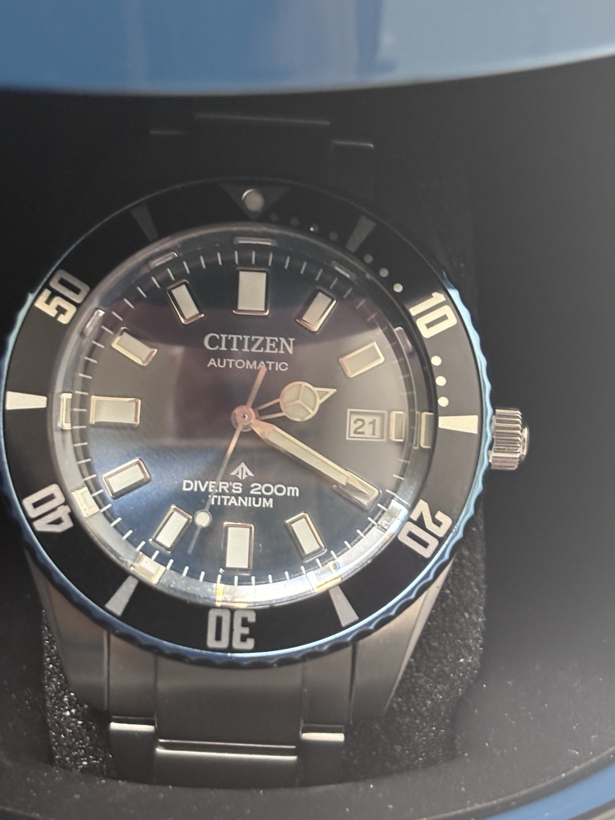 Citizen Promaster Fujitsubo Blue Dial Super Titanium Bracelet 41mm – NB6026-56L