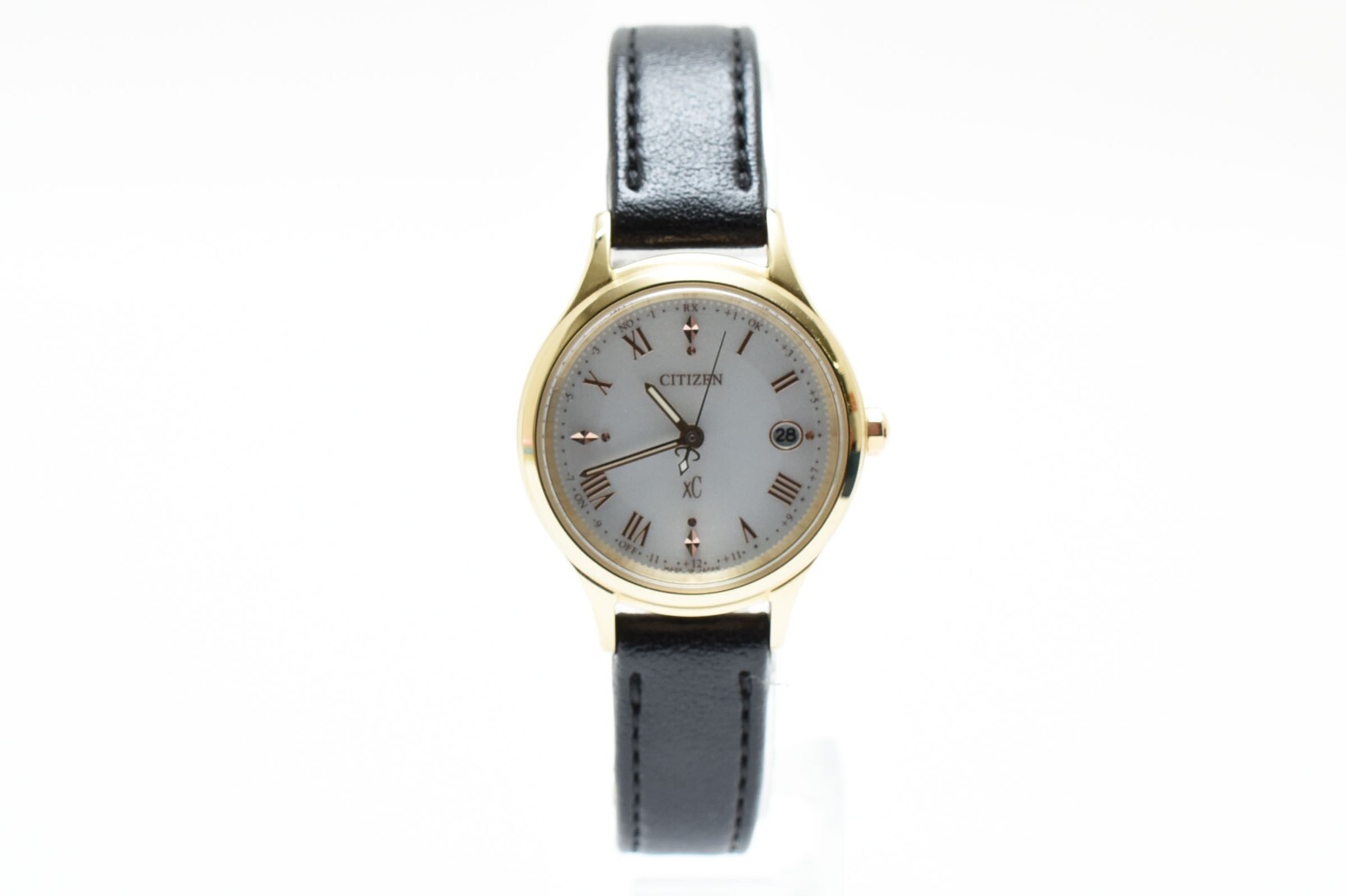 [ MINT w/Box ] Citizen Crosssea XC Eco Drive Radio H060-005VS04 Titan Gold JAPAN