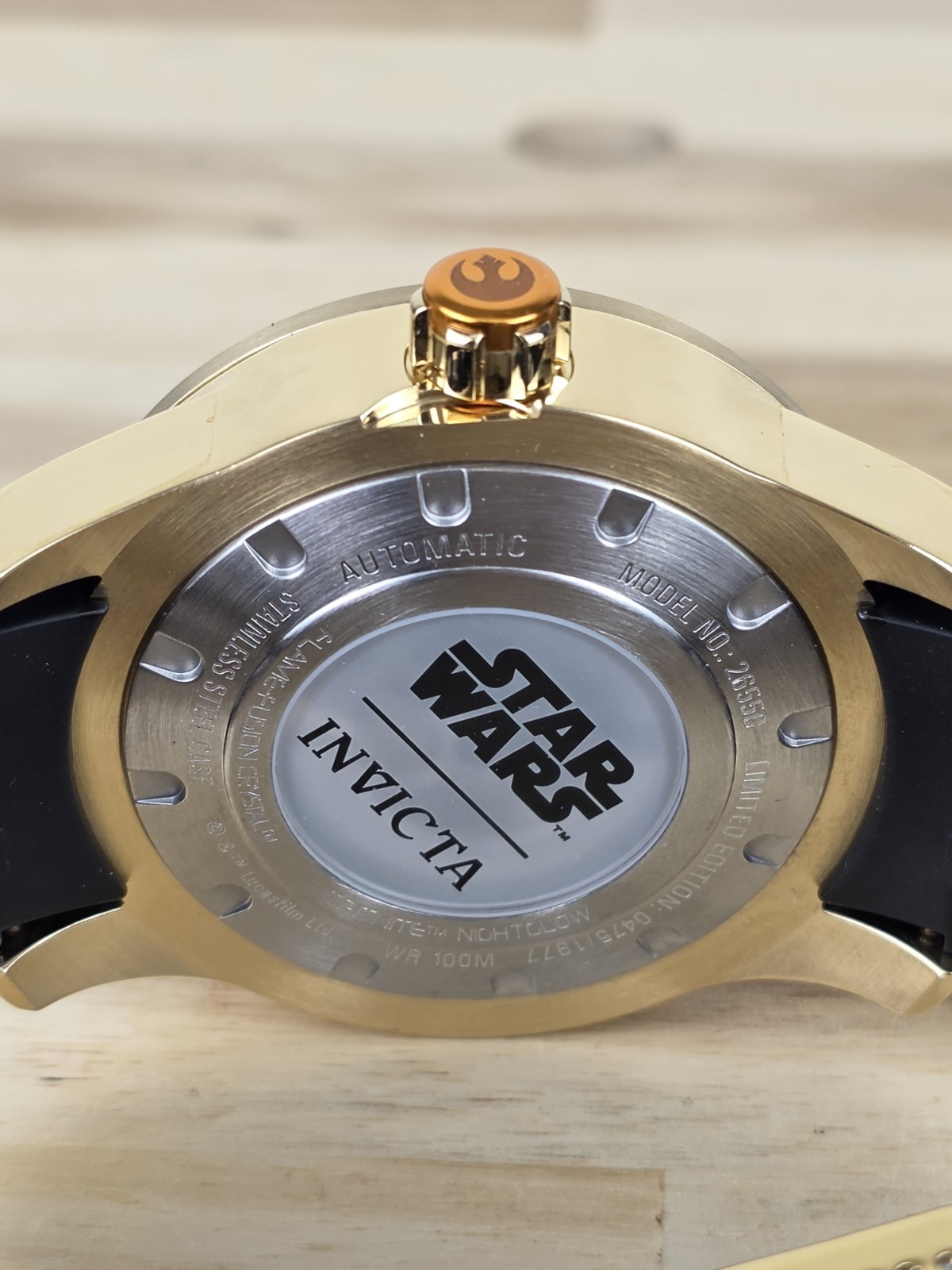 Invicta 26550 Star Wars C-3Po Watch Limited Edition 0475/1977