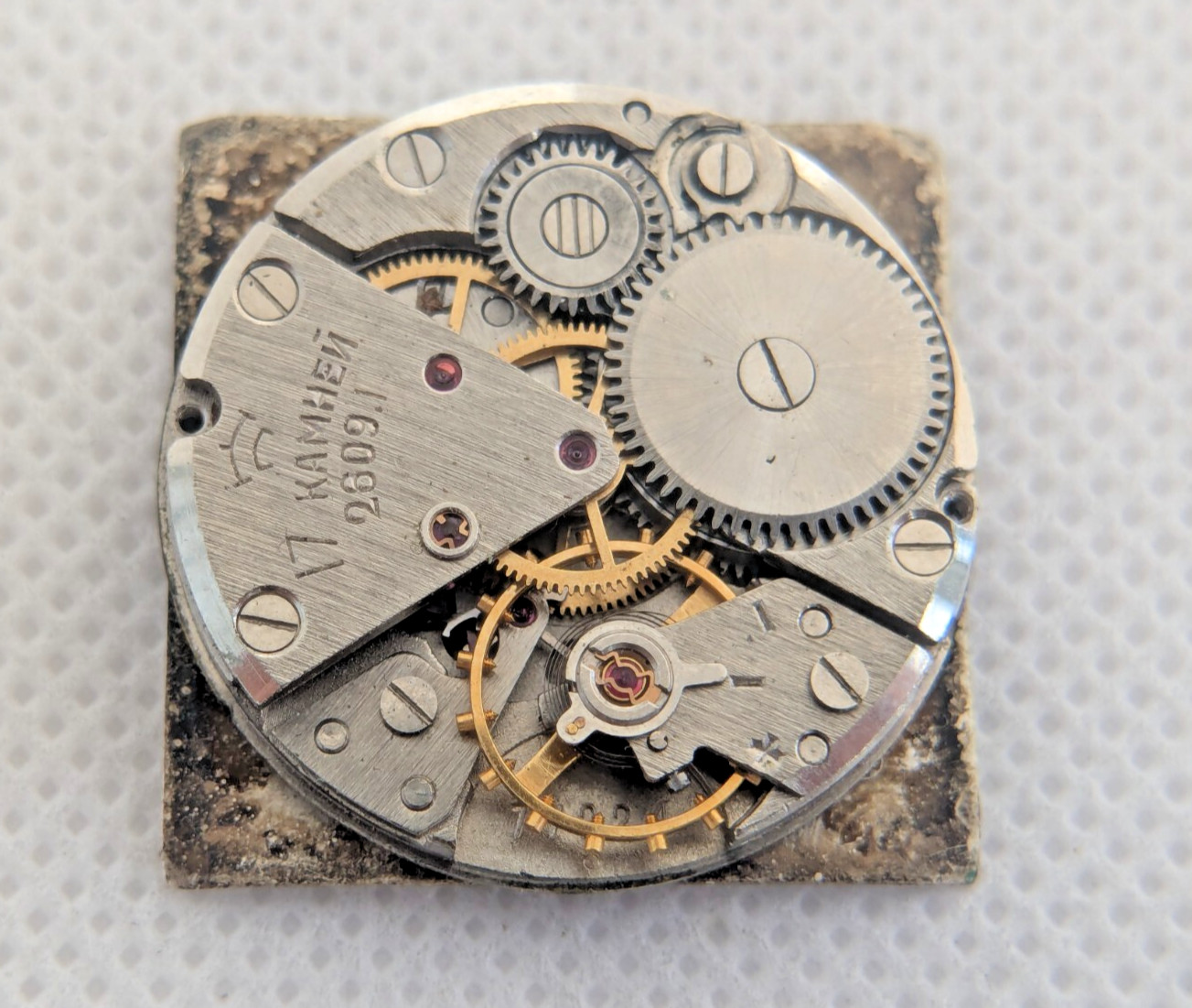 Raketa 2609 Baltika 17jewels Working Balance Vtg russian USSR Watch Movements U1