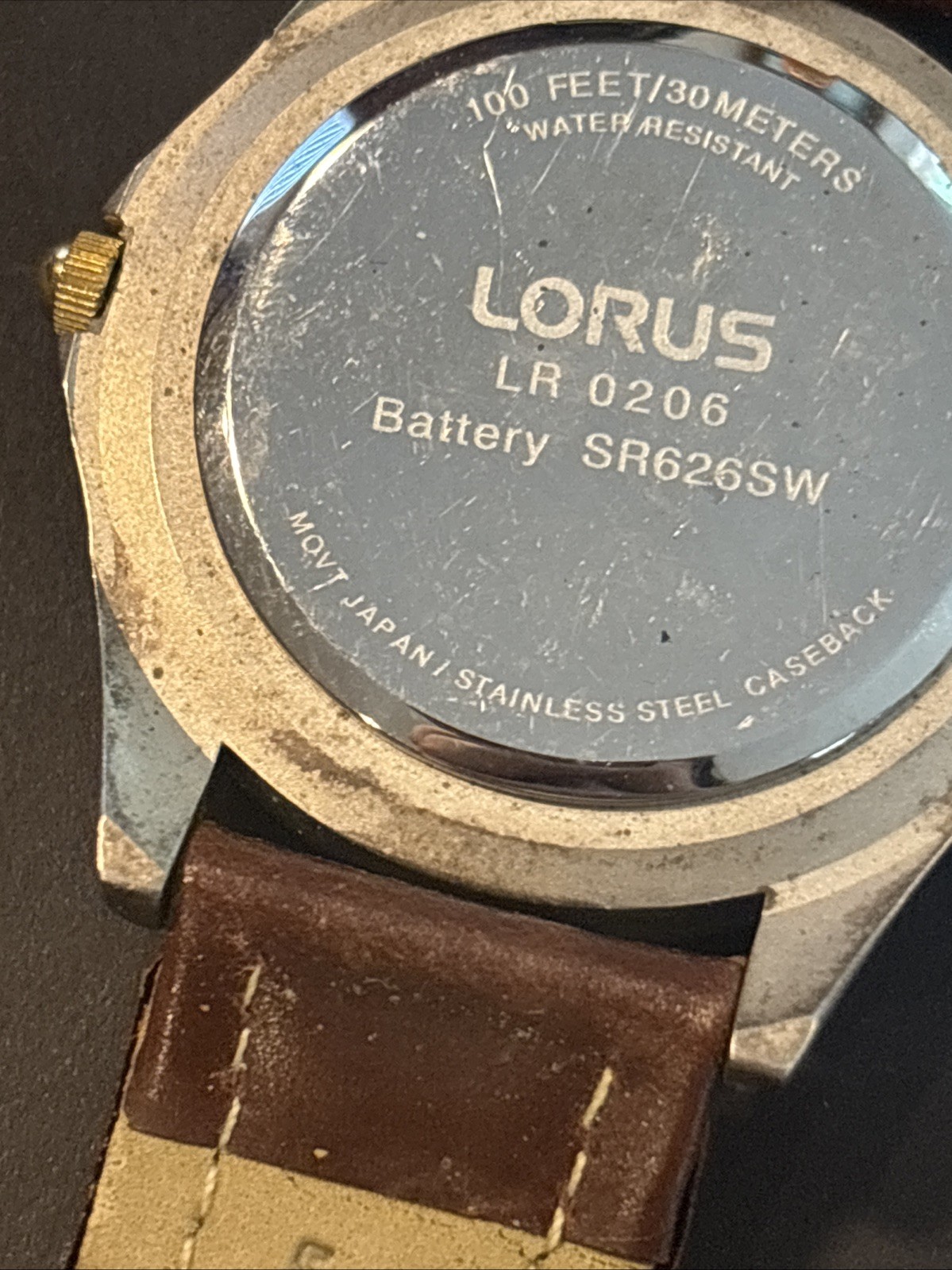 Lorus By Seiko Day-Date 100 Feet Watch Men’s For Parts-Repair-Restoration As Is