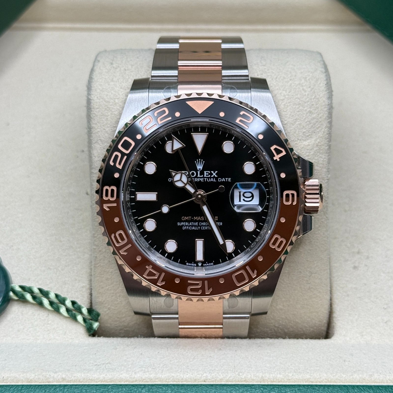 Rolex GMT-Master II NEW 2026 Rootbeer Two Tone Rose Gold Ceramic Bezel Oyster