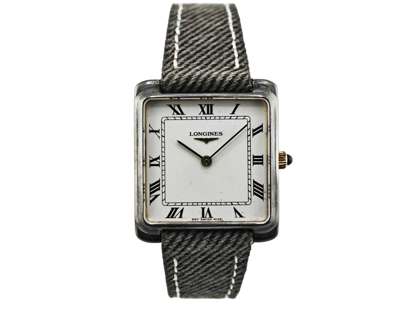 LONGINES Vermeil SV925 Watch Ref 4138 1970s Swiss Manual L847.4