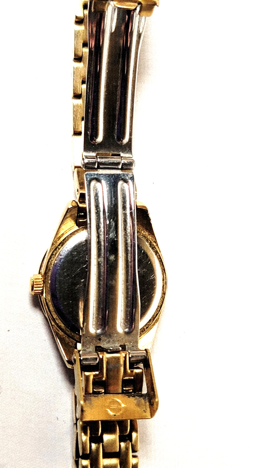 Vintage Women Elgin Model EG231n Analog Watch NO Battery Round Parts Not Tested