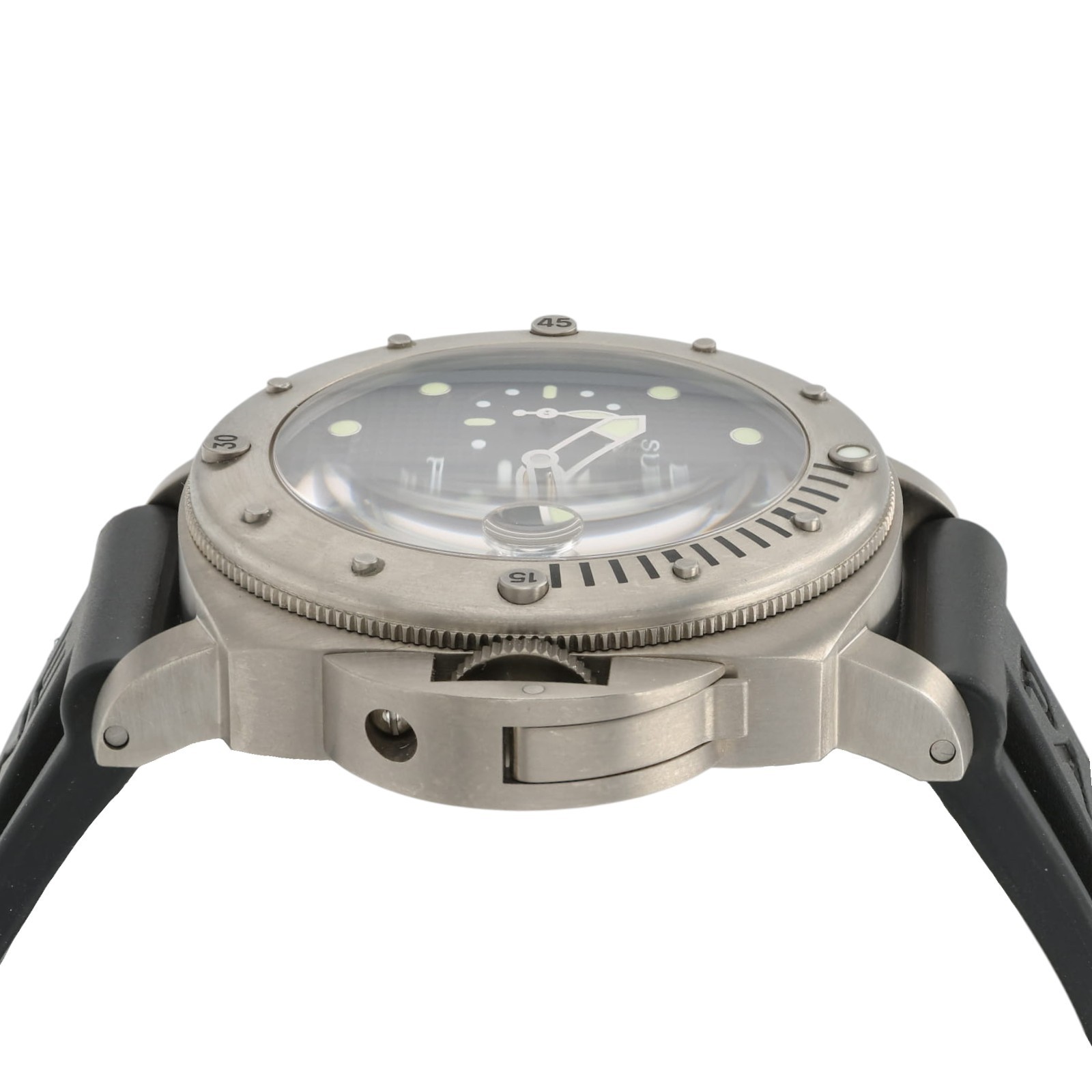 Panerai Luminor Submersible Black Dial Titanium 44mm Automatic Mens PAM00025