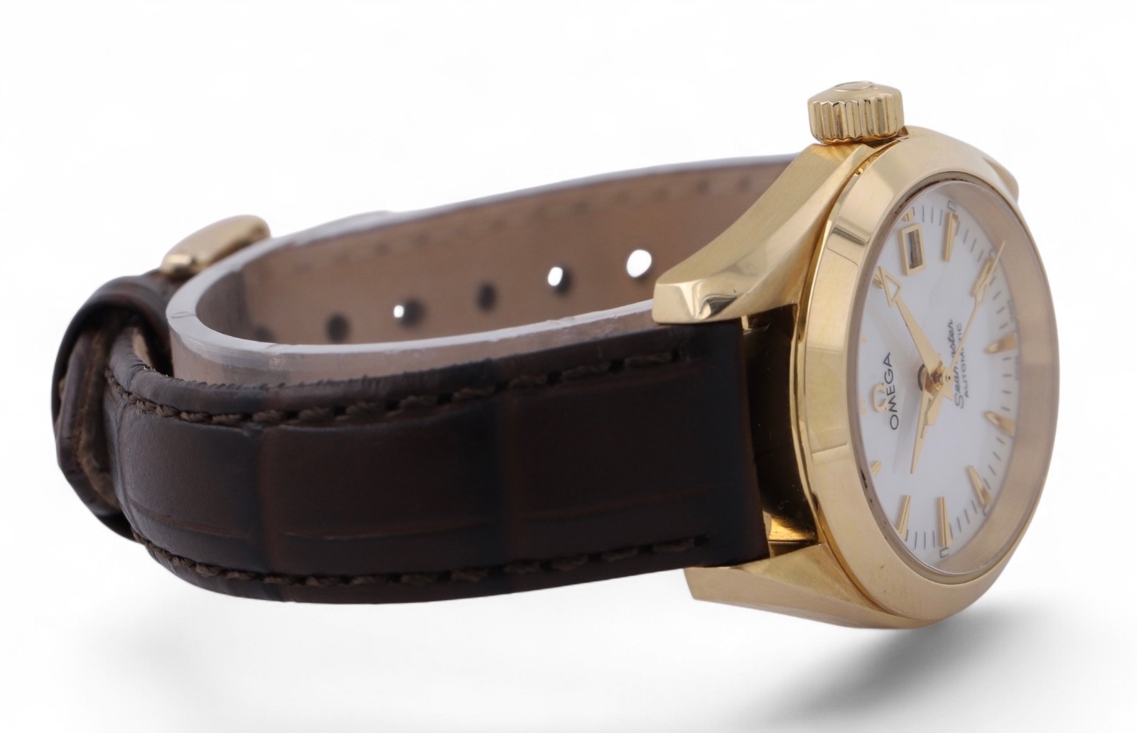 OMEGA Seamaster Aqua Terra Automatic Date MOP Dial – 29.5mm – 18ct Yellow Gold