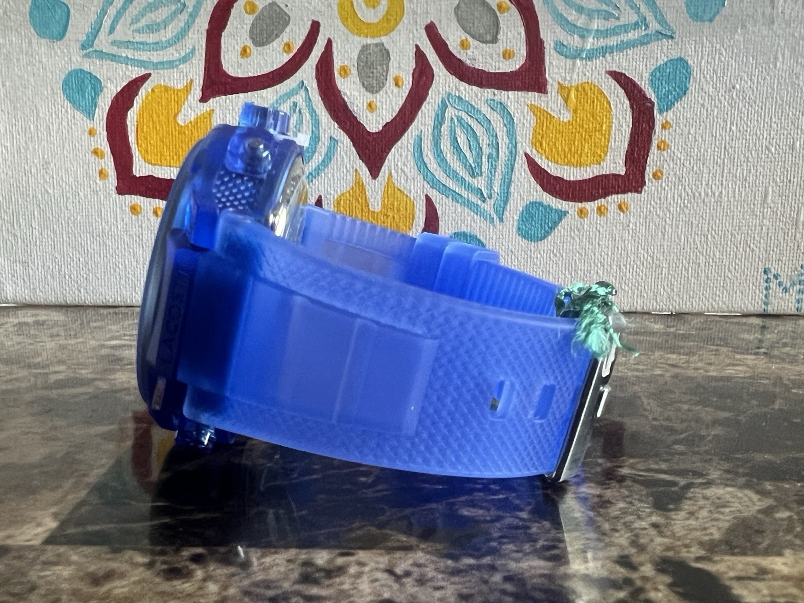 Lacoste LC33 Analog & Digital Blue Silicone Strap Men Watch 45mm 2011429