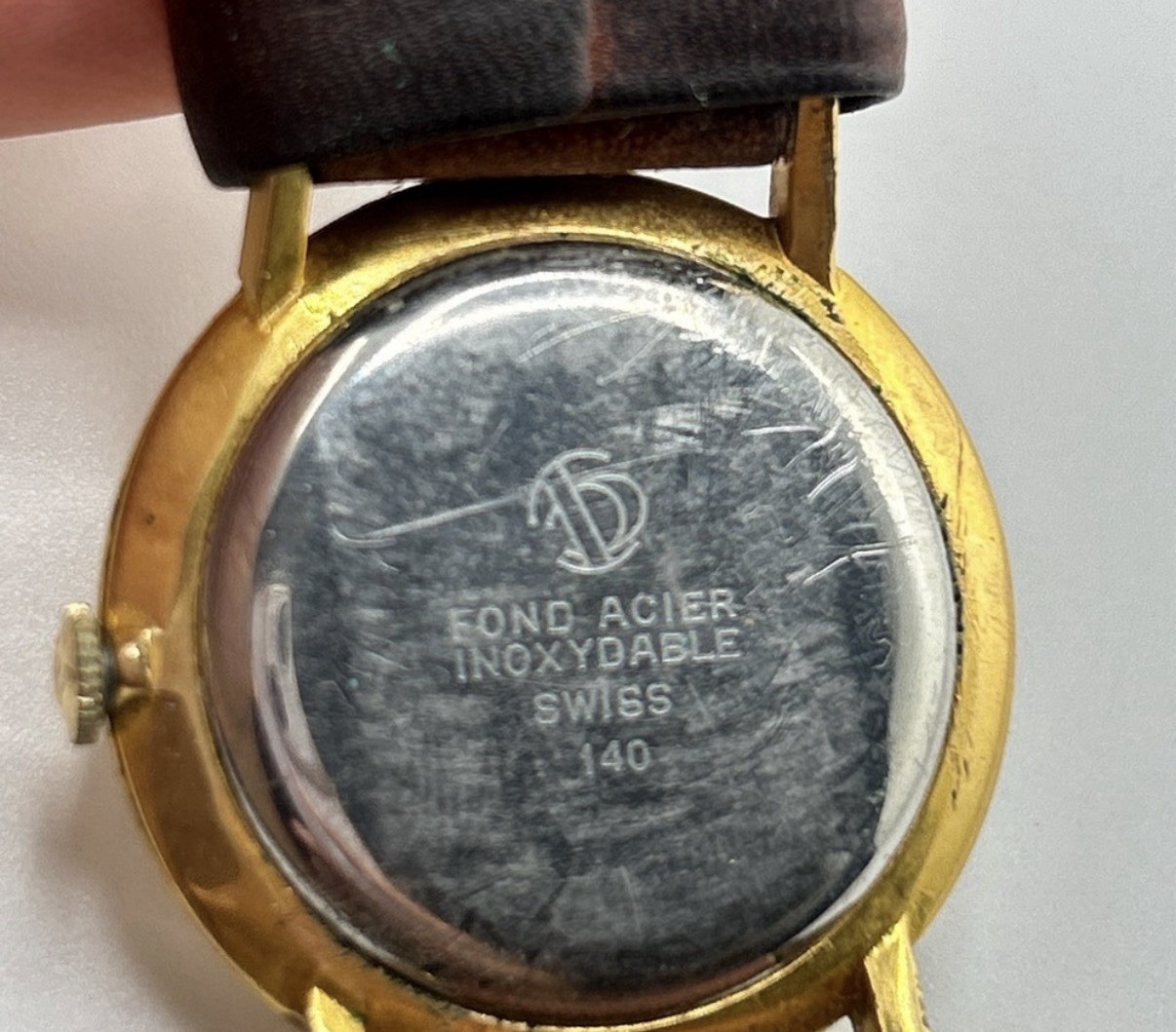 TRESSA 17 JEWELS Vintage SWISS MEN’S FULL WORKING Dial scratches #551