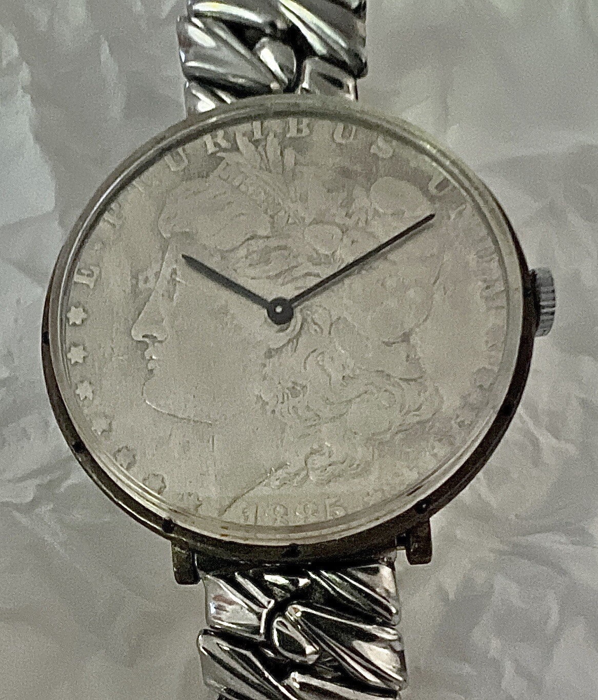 Vintage Morgan Silver Dollar Quartz Watch