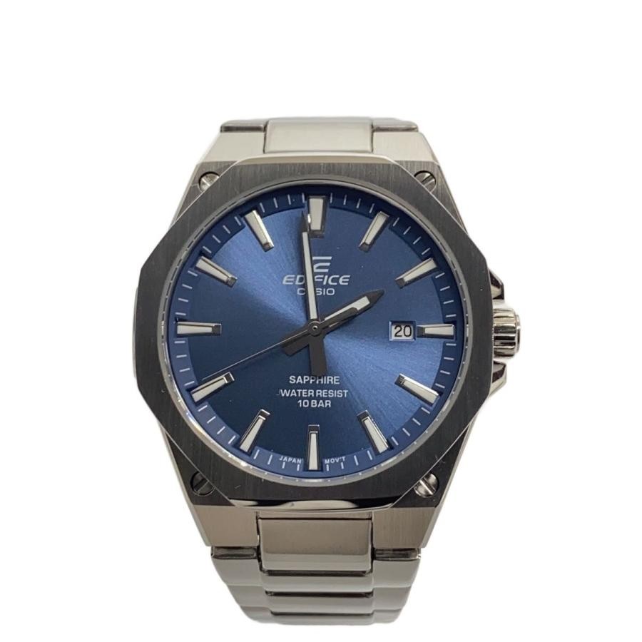 CASIO EDIFICE Case Size 3.8 ×3.8cm Wrist Size 21cm Used Watch #579119