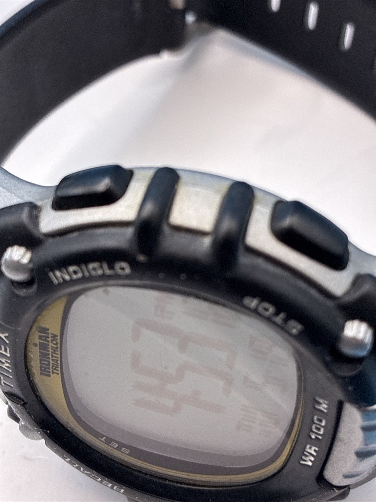 Timex Ironman Triathlon Classic 100 Flix Digital Watch 44mm WR100M New Battery