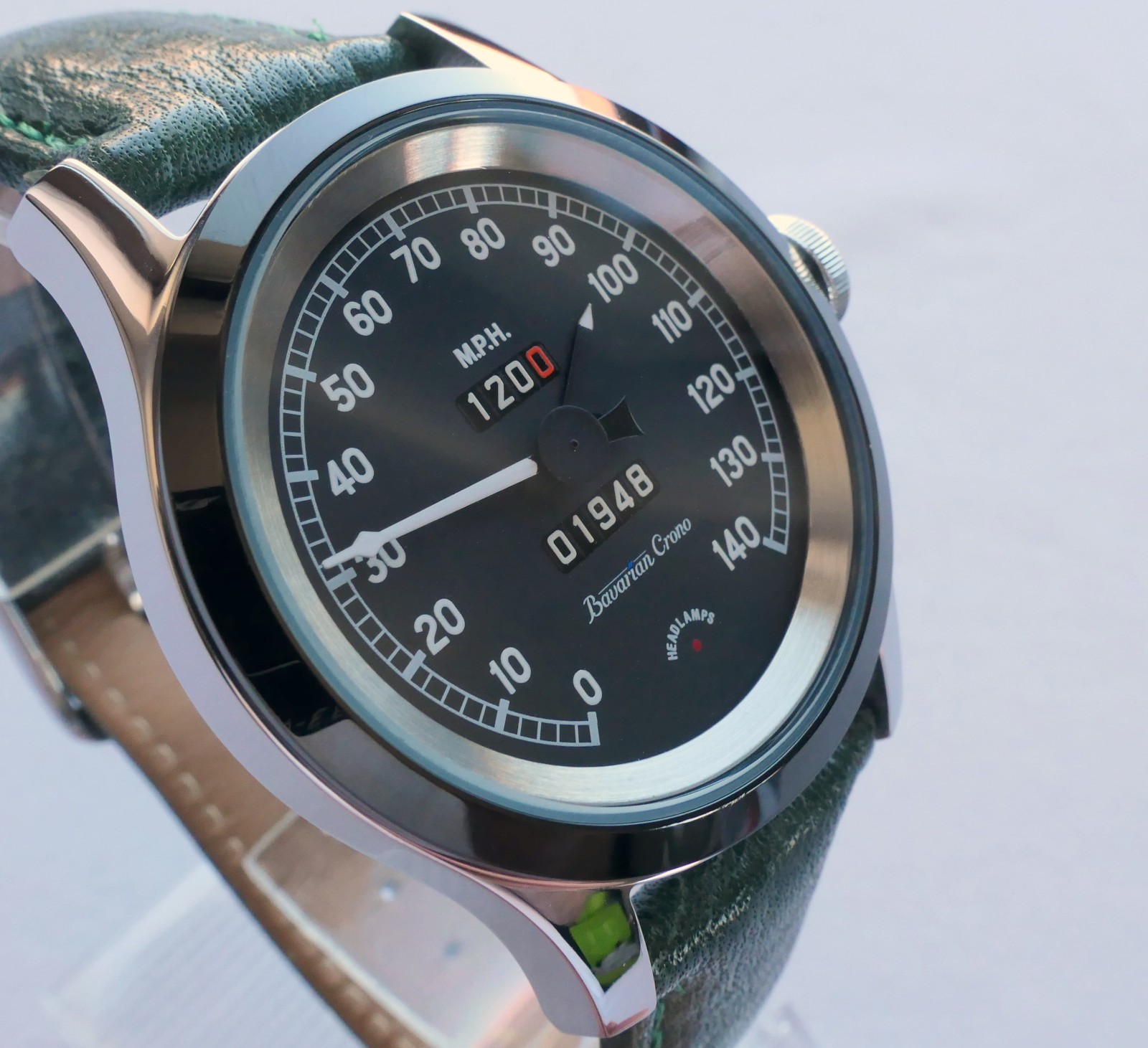 Jaguar XK120 XK 120 Classic British Sport Car Speedometer Accessory Swiss Watch