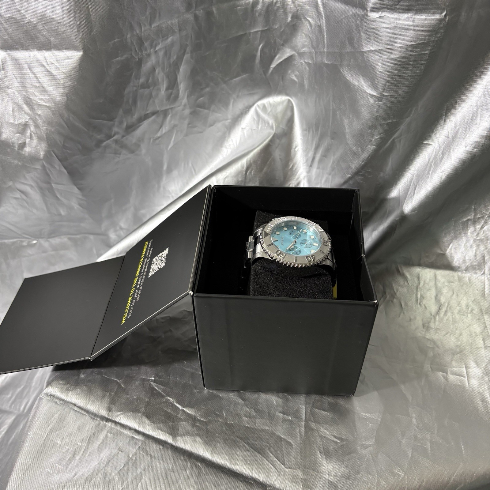 Invicta Grand Diver Men’s Watch – 47mm Blue Green Turquoise Face 49213 – BNIB