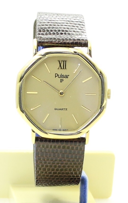 RARE VINTAGE PULSAR Quartz Dress WATCH Y551-5039 Japan 1990’s – Brand New NOS