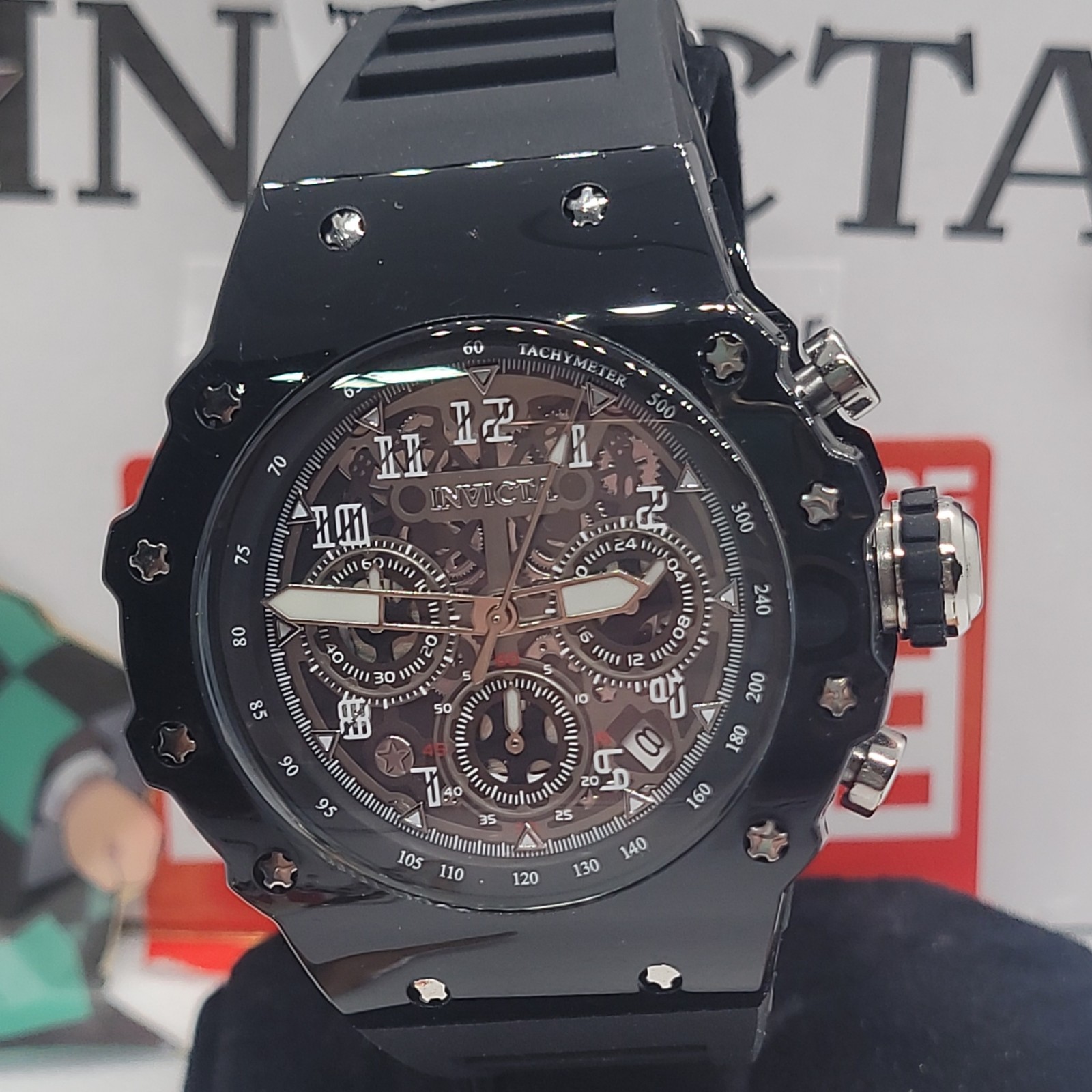 495 Invicta RACING VAULTHAN 44mm Black