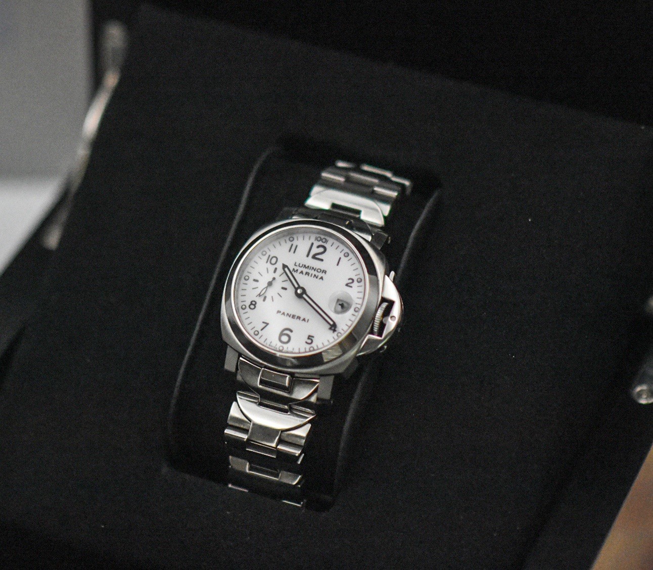 Panerai Luminor Marina White Men’s Watch – PAM00051 – Stainless Bracelet