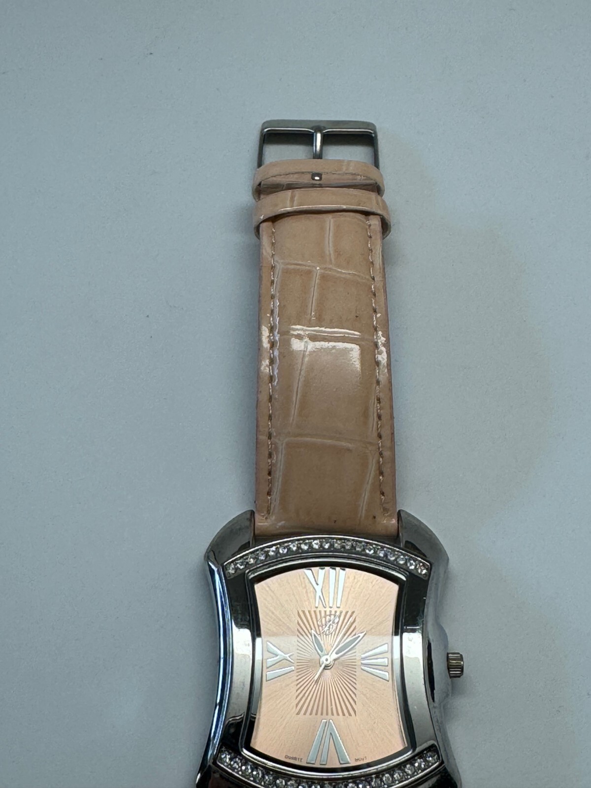 Brighton BTV011PK Women’s Tan Crocodile Leather Analog Dial Quartz Wrist Watch