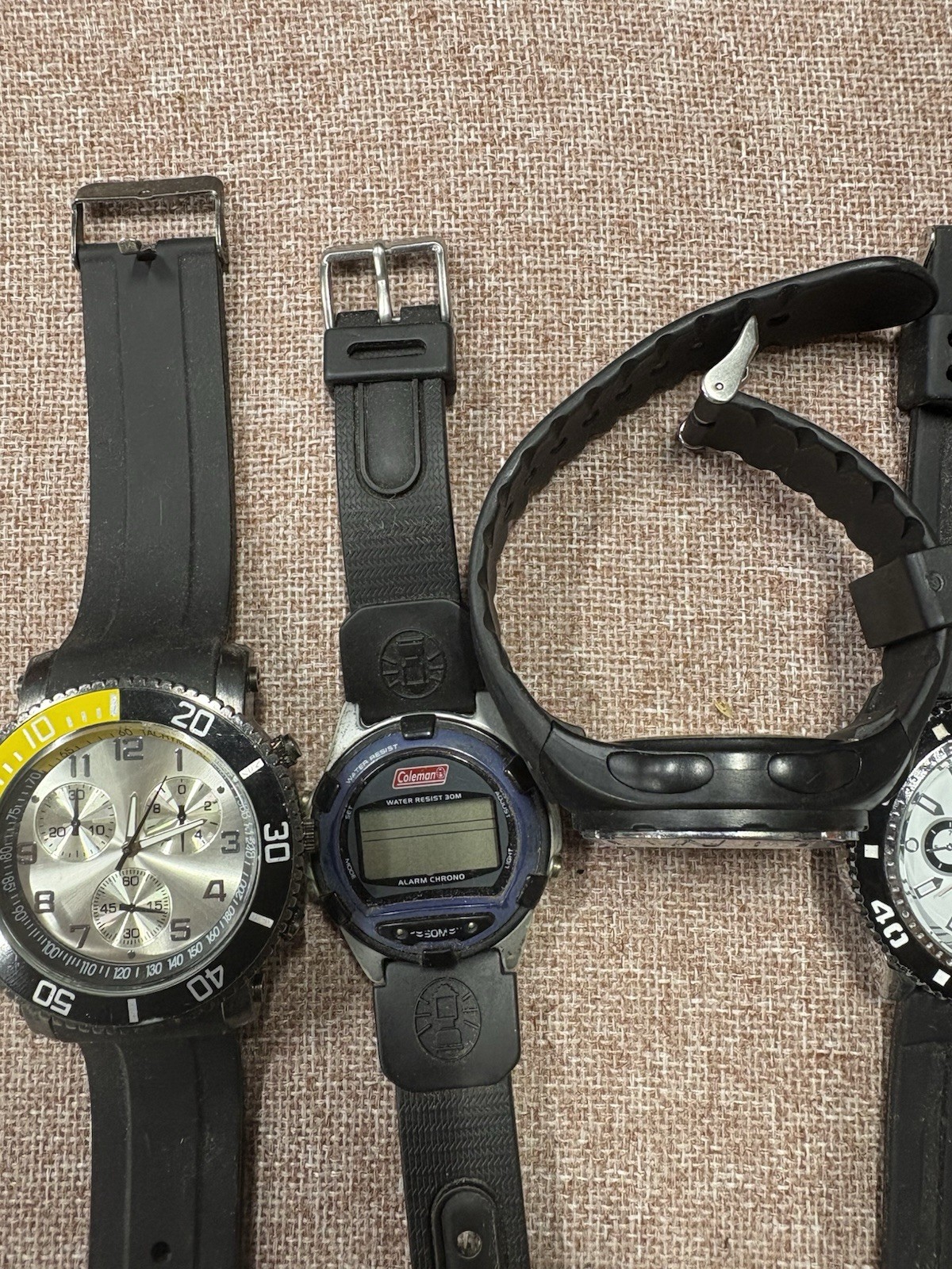 5 Watches For Parts Or Repair Various Brands Non Working