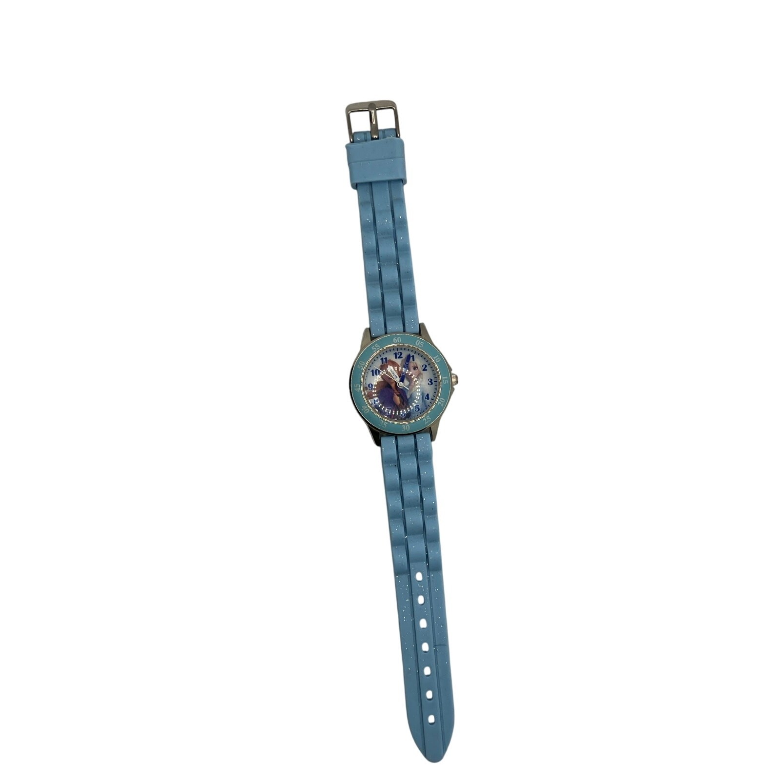 Frozen Disney Watch Girl TEEN Women’s Blue Analog Ana Elsa *new battery*