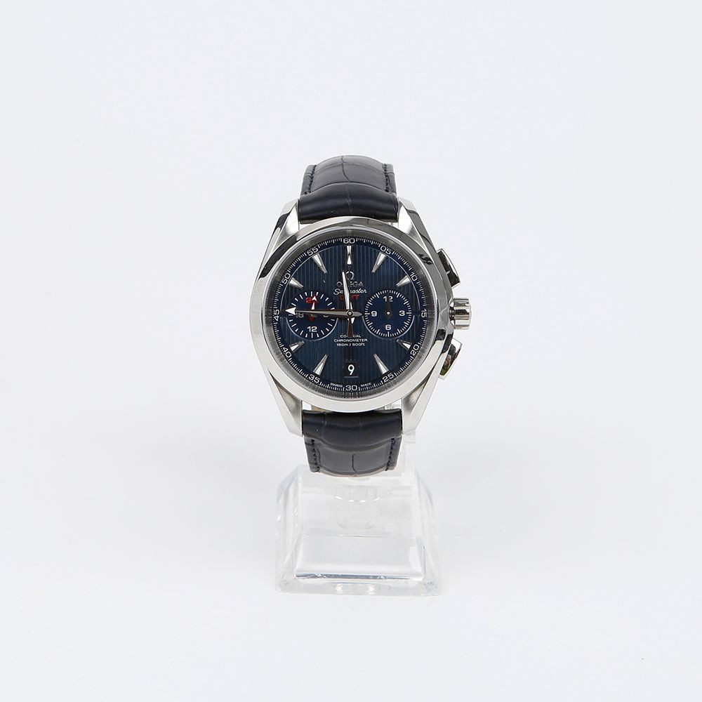 Omega 231 13 43 52 03 001 Seamaster Aqua Terra GMT Watch 153852010 [P]