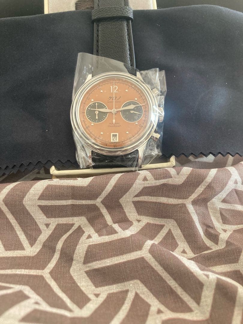 KURONO TOKYO CHRONOGRAPH 1 MK.2 LIMITED EDITION AUTOMATIC WATCH JAPAN