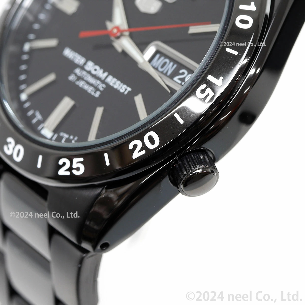 Seiko Five Reimport Men’s Watch Black Lightning Automatic SNKE03K1