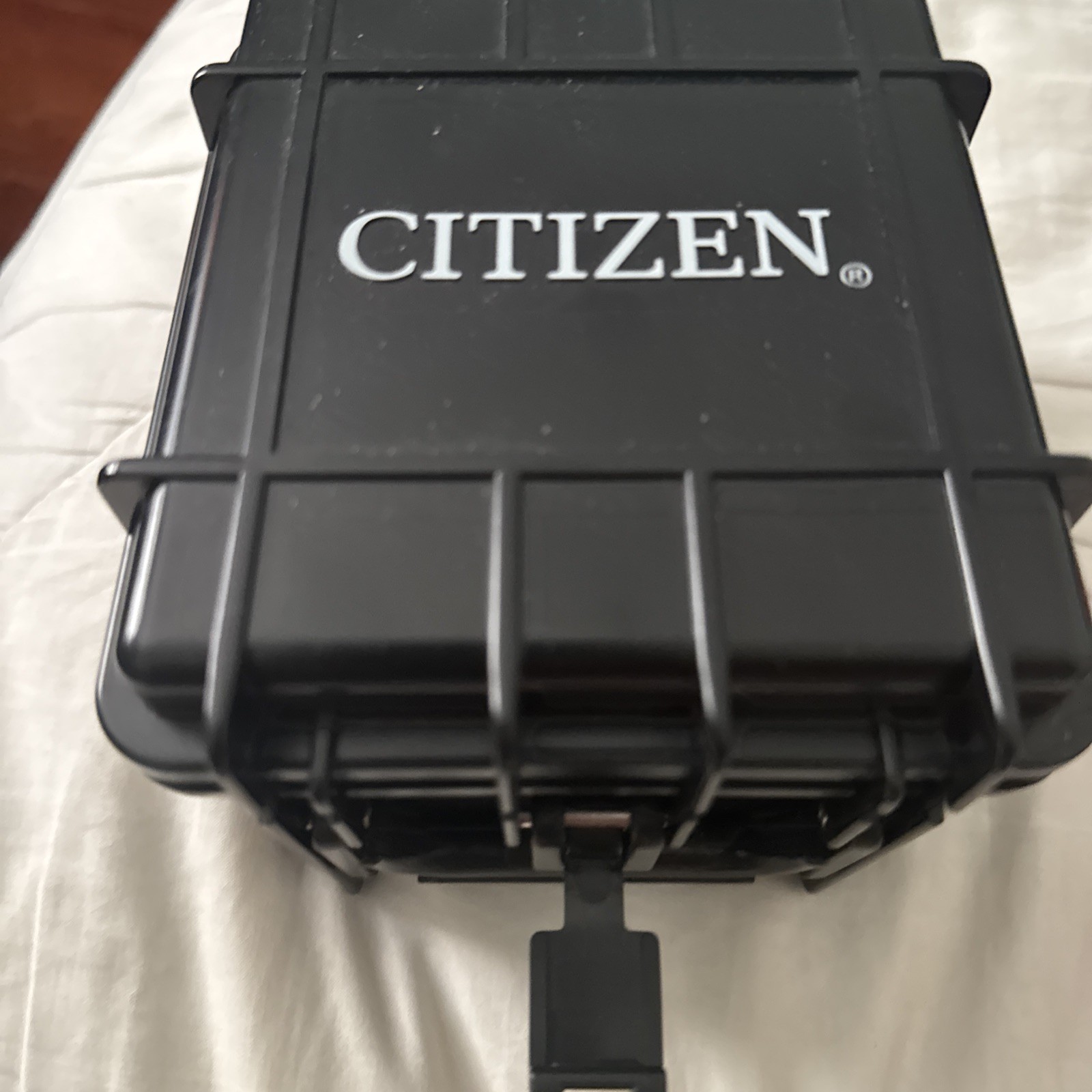 Citizen Eco-Drive AW1530-65E Discontinued St.Steel Blk Slv Solar Mens Watch
