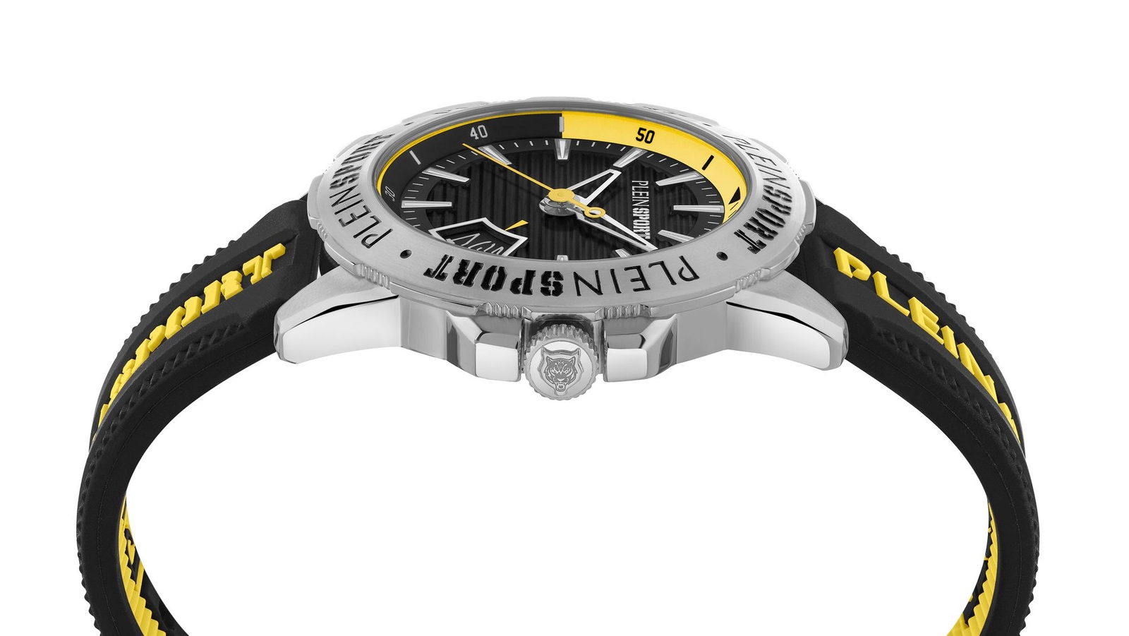 Plein Sport Men’s Watch Analog Quartz RAMPAGE PSGDA0524 Stainless Steel Silicone