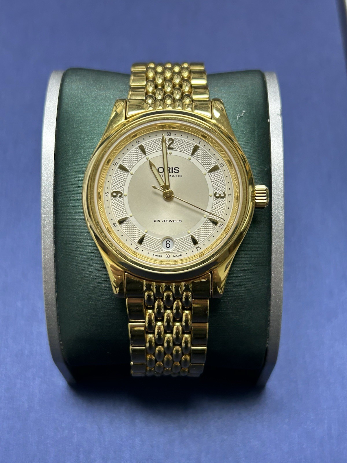 Oris Classic 7490 – Constantine Gold Plated – Original Bracelet – Runs Great
