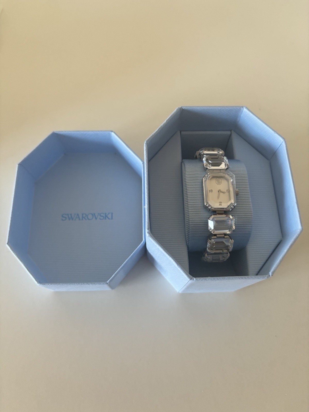 Swarovski Millenia Watch Octagon Cut Bracelet -White, Stainless Steel, 5729182