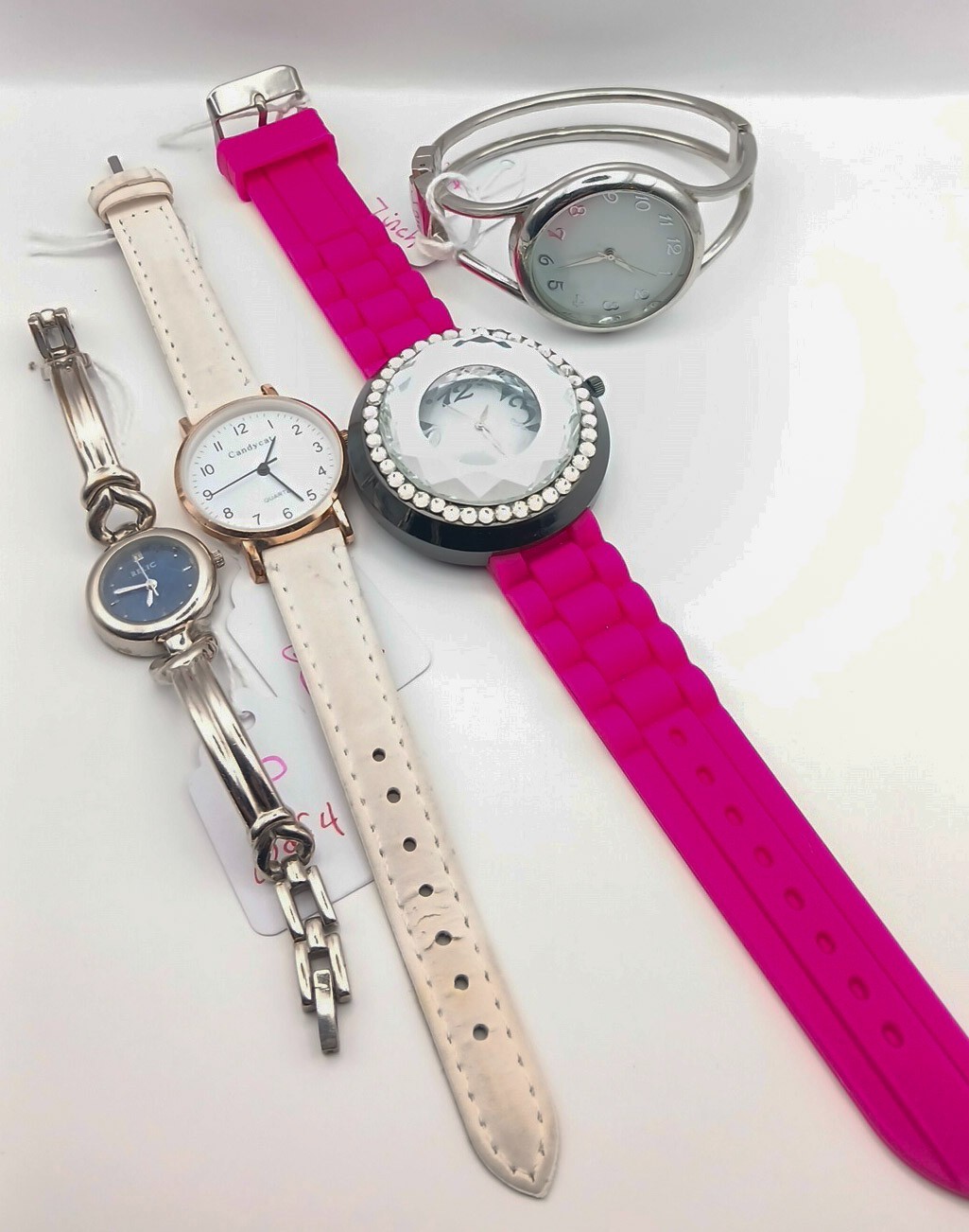 *New Batteries* Teen Bangle & Watch Lot (Y&Y, Candycat, Relic, Rhinestones etc.)