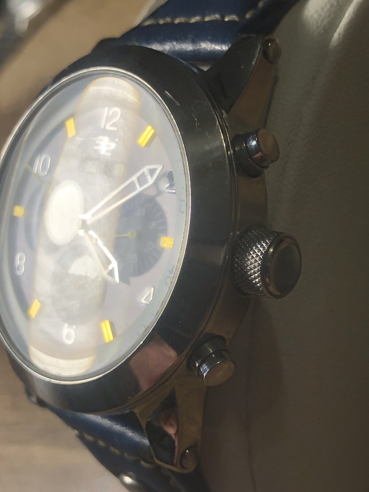 Men’s 32 Degrees Watch Automatic Sun & Moon, Date,Month Wristwatch Runs