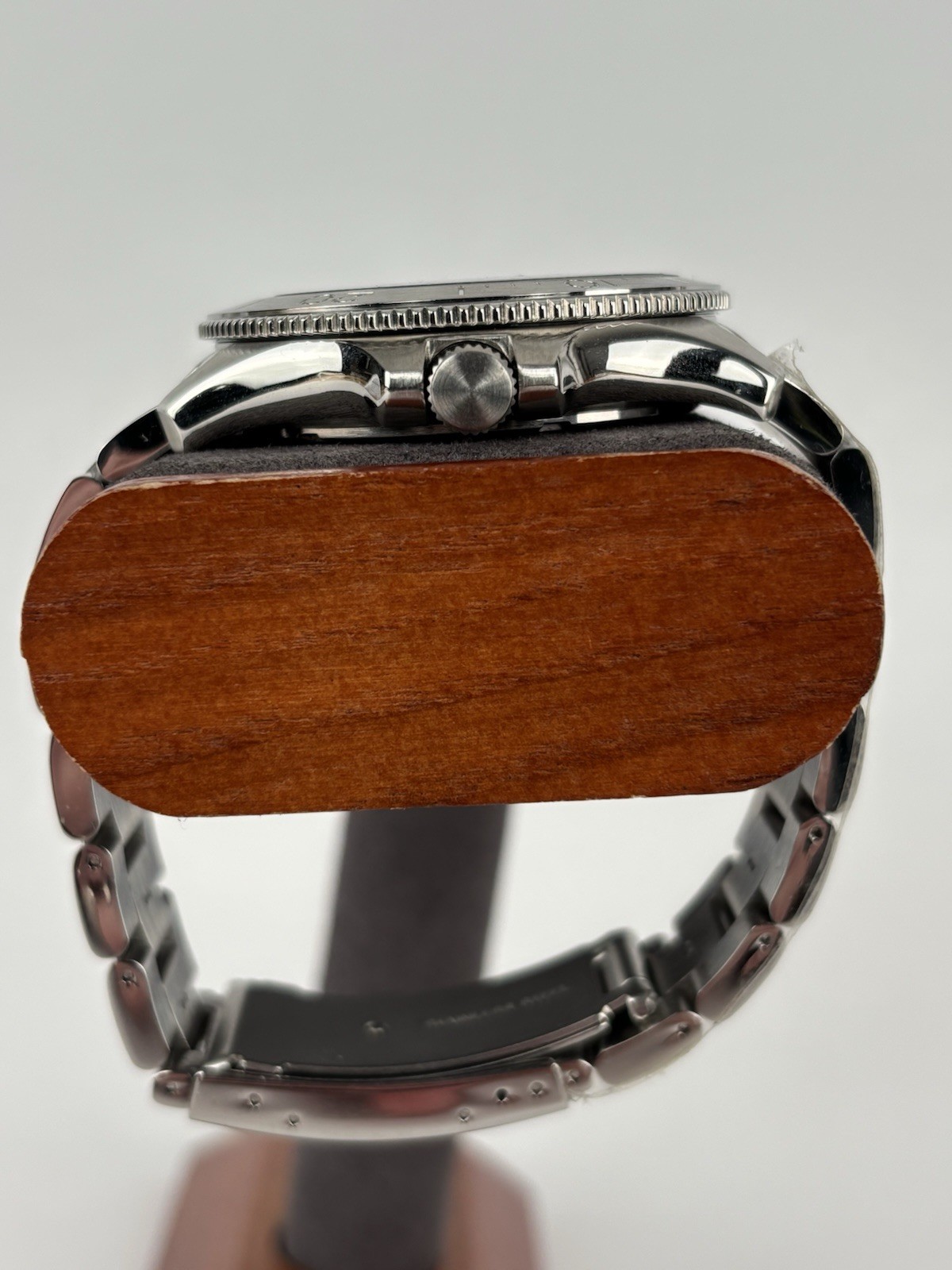 Fossil PR-5432 43mm Black Dial Rotating Bezel Date Watch w/Bracelet &New Battery
