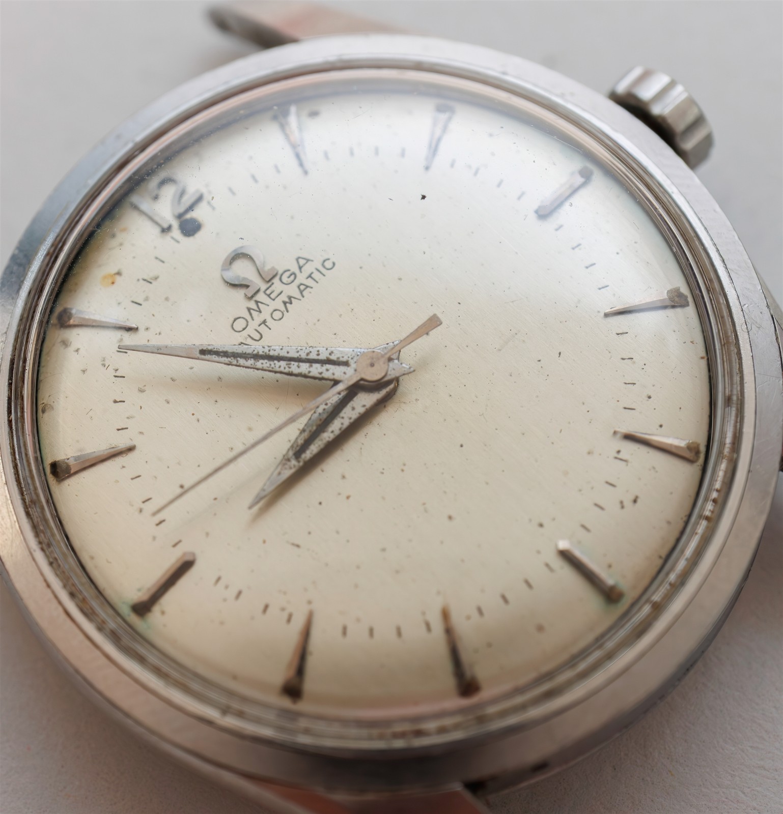 Vintage 1956 Omega Automatic Seamaster Cal. 500 Stainless Steel Watch 2869-1 SC