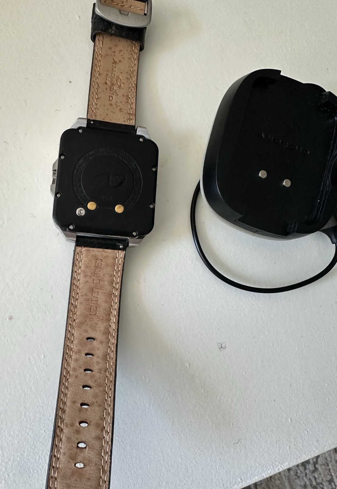 Android Galactopus Digital Touch Screen AD551 Leather Band Men’s Watch