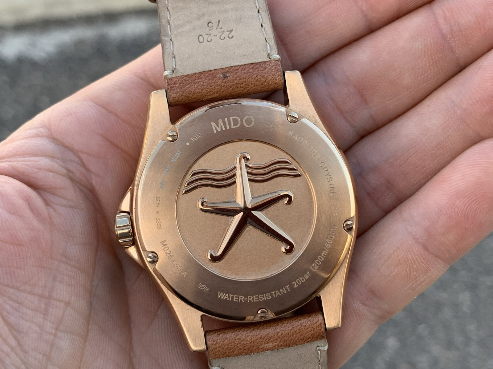 Mido Ocean Star Rose Gold Stanless Steel Green Automatic Watch