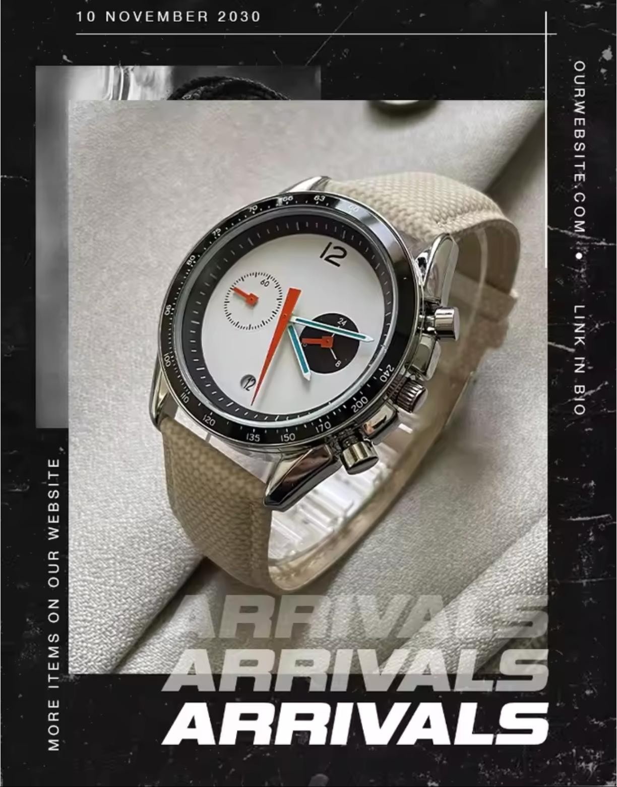 CILOA2025 new simple watch men’s light luxury gift high quality quartz watch bra