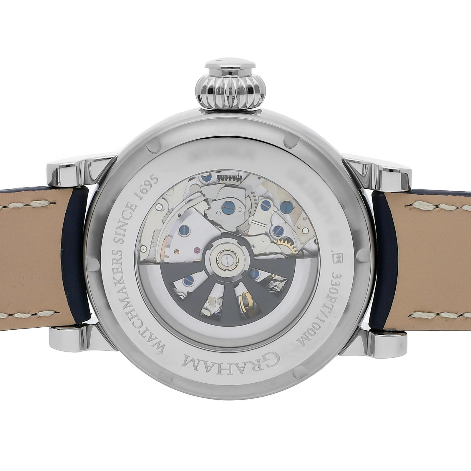 Graham Fortress Left Hand Limited Edition Steel Auto 47mm Blue 2FOAS.U01A.L129B
