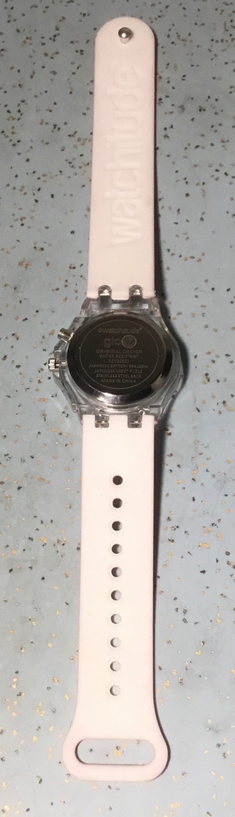 2021 WATCHITUDE GLOW RAINBOW UNICORN LIGHT UP CASE WATCH NO BOX