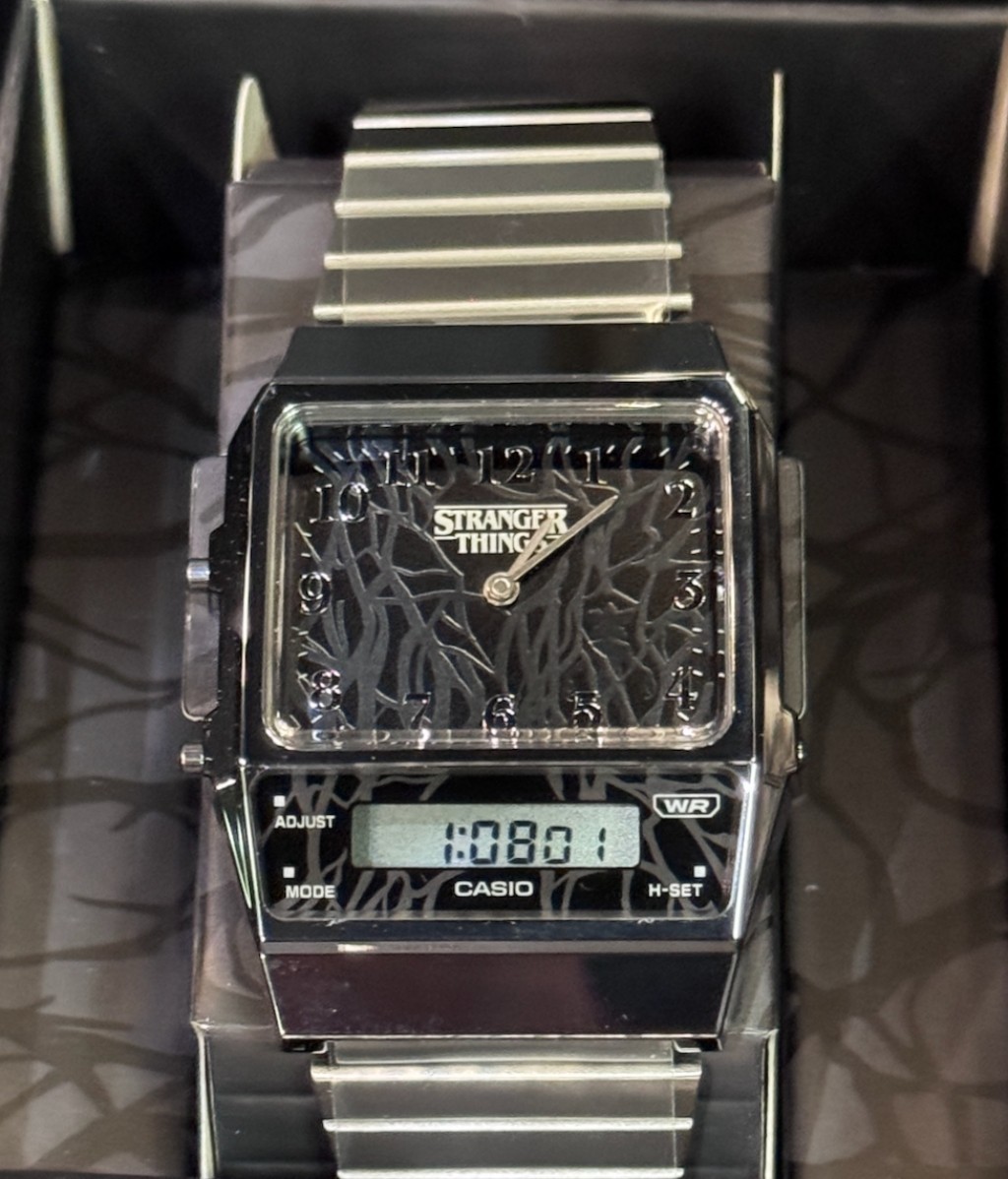 Casio Stranger Things collaboration watch VINTAGE collection AQ-800EST-1