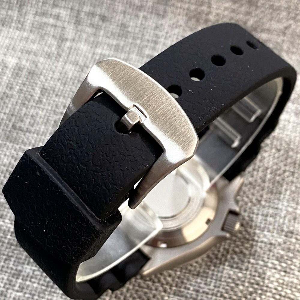 Titanium 42mm Tandorio Black Dial Sapphire Glass Japan NH35 Automatic Mens Watch