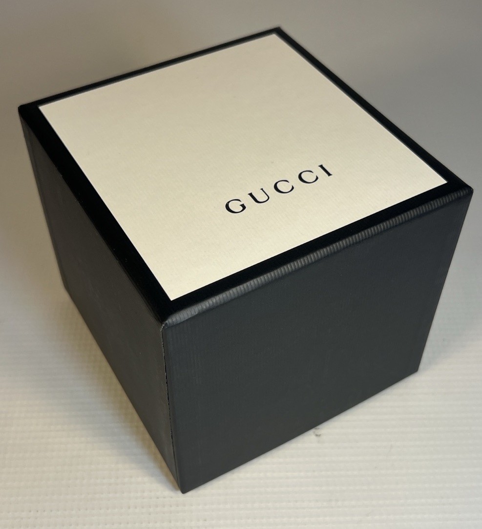 Gucci G-Chrono 44mm Men’s Watch Black Dial Quartz Full Set New Battery