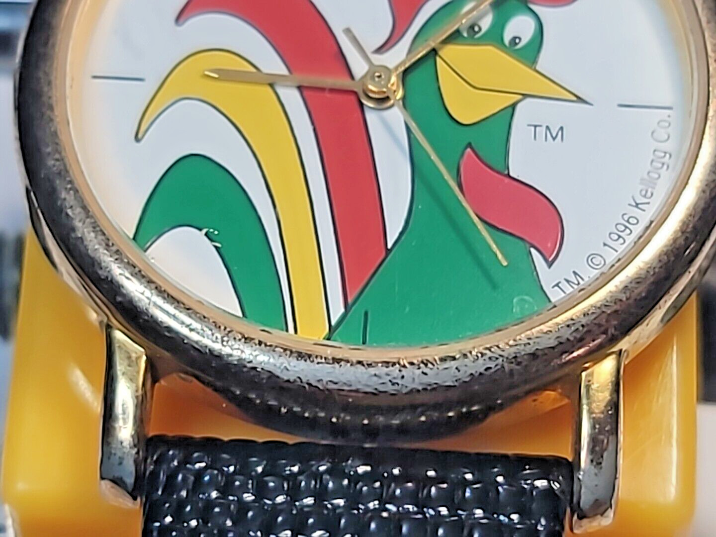 Vintage 1996 Kelloggs Corn Flakes Quartz Watch New battery Installed