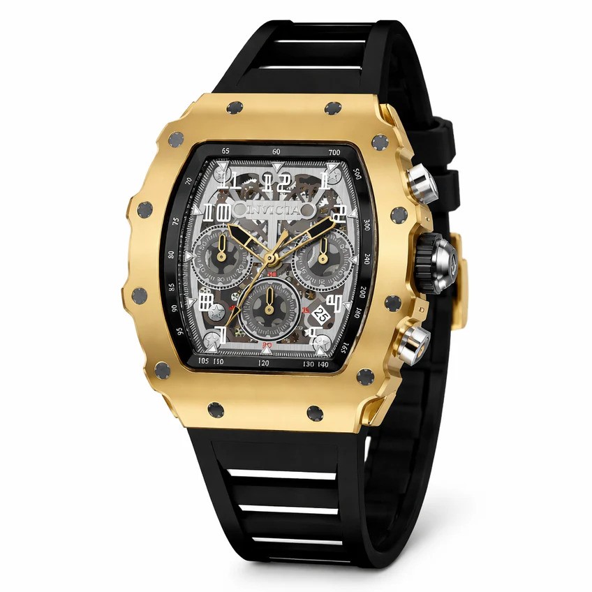 Invicta Racing Men’s Watch, Quartz – Acrylic with Silver Dial – 43 mm (69698)