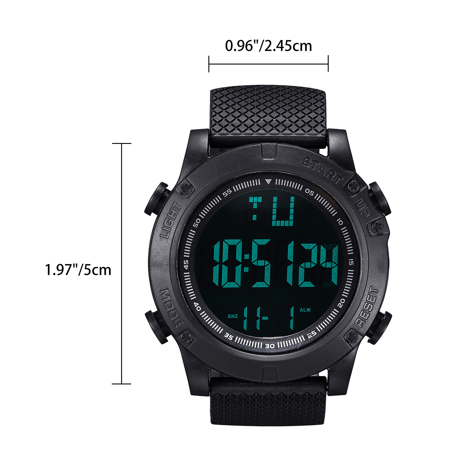Men Digital Sports Watch Military Tactical LED Backlight Wristwatch Waterproof